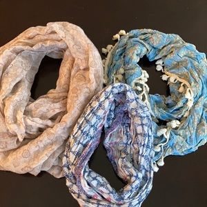3 set fashion scarves